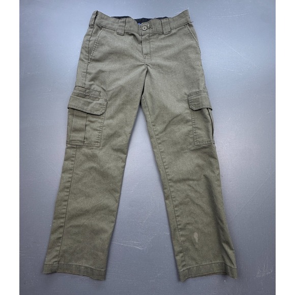 Dickies FLEX Cargo Pants Men's 32x30 Green Workwear Utility Trousers Straight - Picture 1 of 14